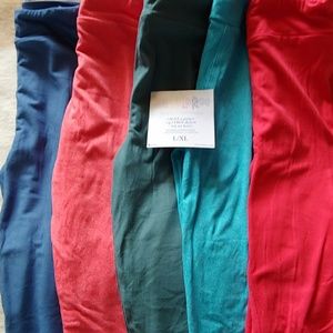 LuLaRoe Bottoms - Lot 5 kids solids LuLaRoe Bottoms - Lot 5 kids solids